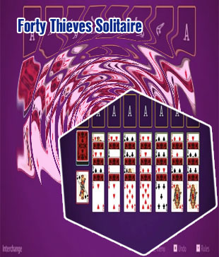 40 thieves solitaire game