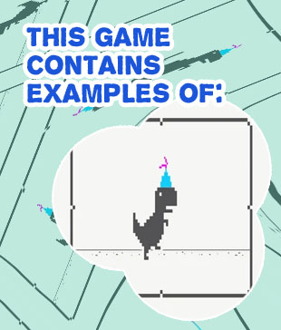 T rex dino chrome game